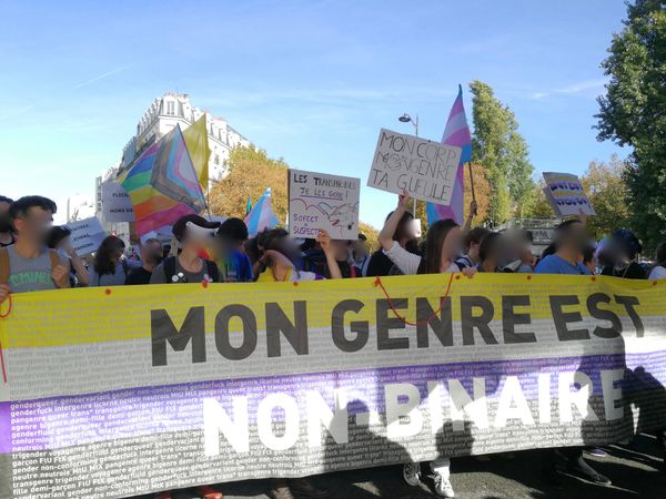 Première prise de parole non-binaire à l'Existrans 2018