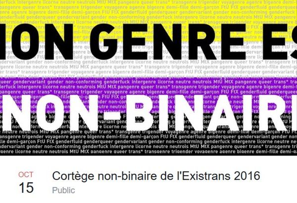 Marche de l'ExisTrans - 15 octobre 2016 - Paris