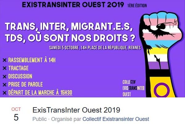 Marche de l'ExisTransInter Ouest  - 5 octobre 2019 - Rennes
